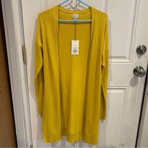 Universal Thread Bright Yellow Women's Cardigan Sweater